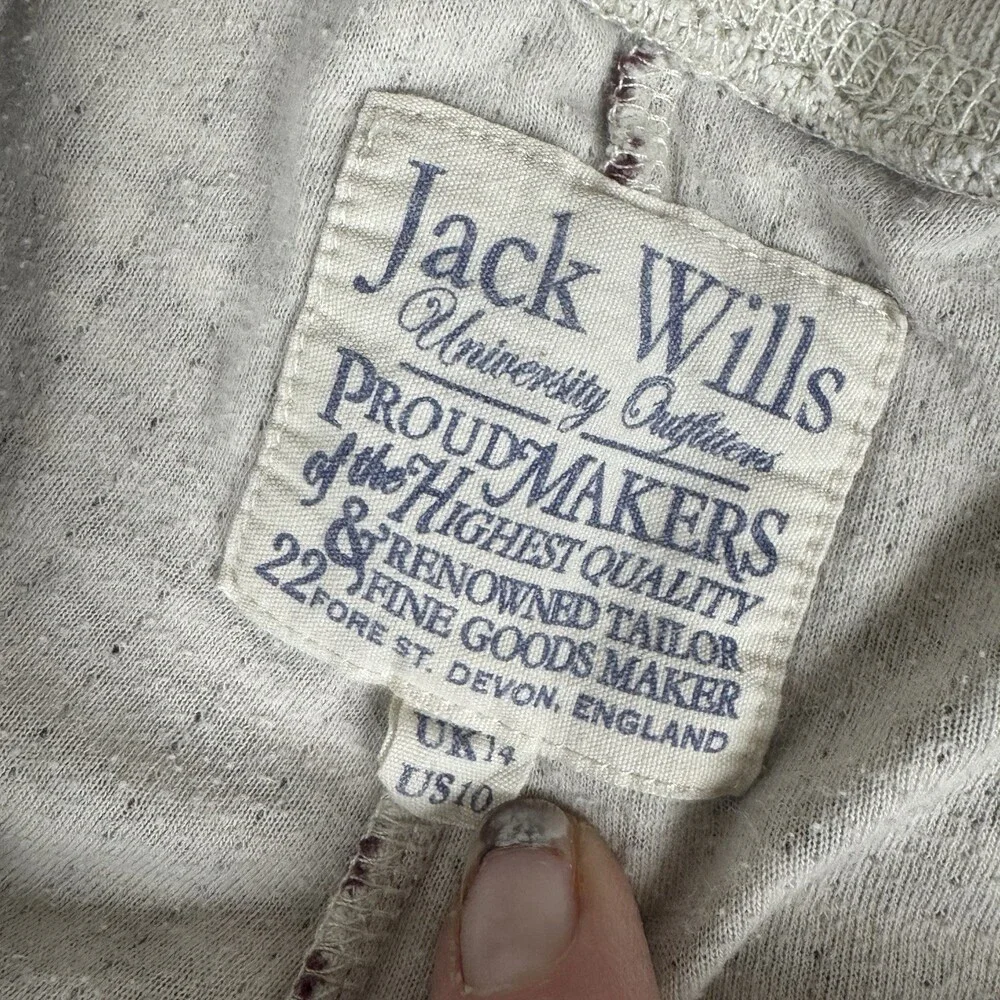 Jack Wills University Outfitters Women’s Striped Joggers Sz 10 Chill‎ Leisure